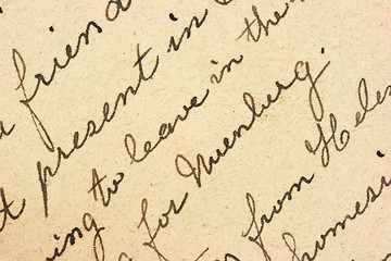 Image showing Old letter