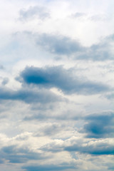 Image showing blue sky background with tiny clouds