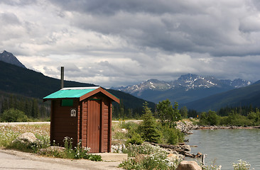 Image showing Tourist restroom