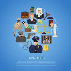 Image showing Law and Order Concept