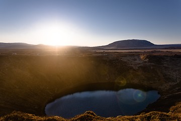 Image showing Kerid volcanic crater lake