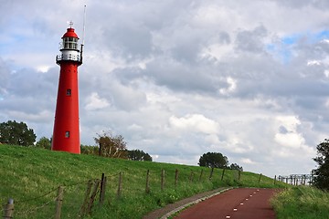 Image showing Lighthouse on the hill