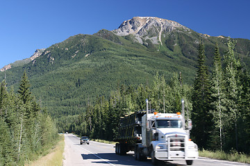 Image showing Heavy truck in Canada