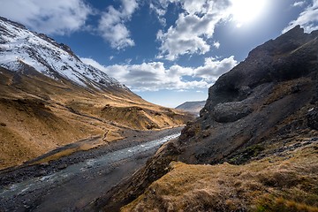 Image showing Scenic mountain landscape shot