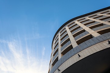 Image showing Skyscrapers against blue sky