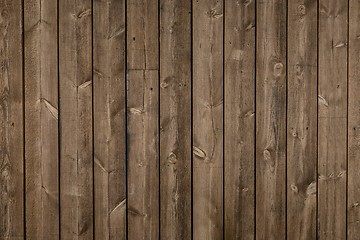 Image showing wooden fence closeup photo