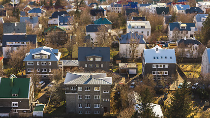 Image showing Reykjavik from above