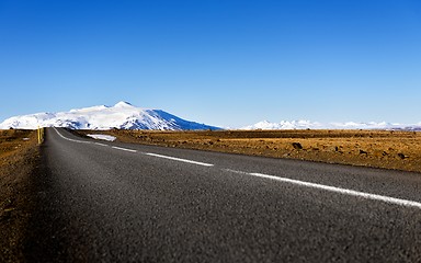 Image showing Long hard road