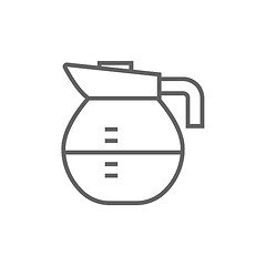 Image showing Carafe line icon.