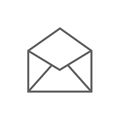 Image showing Envelope line icon.