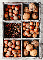 Image showing Box with nuts