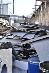 Image showing Storage of metal waste production