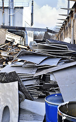 Image showing Storage of metal waste production