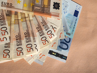 Image showing Fifty and Twenty Euro notes