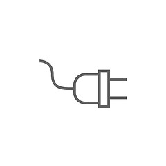 Image showing Plug line icon.