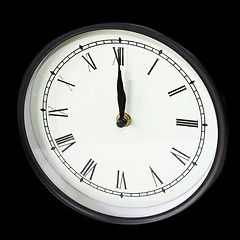 Image showing Oval clock