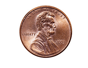 Image showing one American cent  