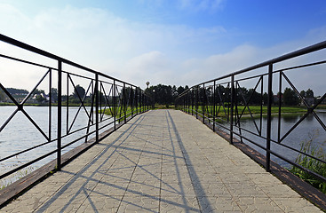Image showing bridge for pedestrians  