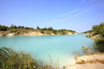 Image showing artificial lake , Belarus