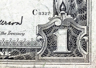 Image showing American money close up  