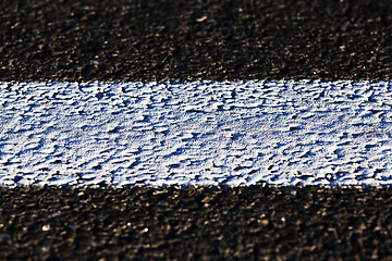 Image showing line road markings 