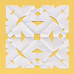 Image showing Square paper doily