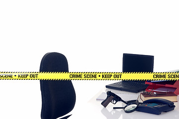 Image showing CSI crime scene