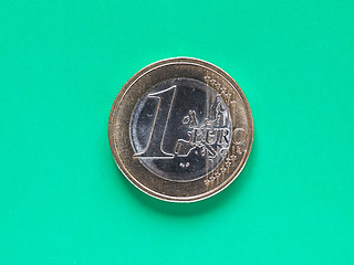 Image showing One Euro coin money