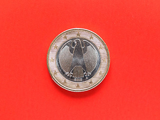 Image showing One Euro coin money
