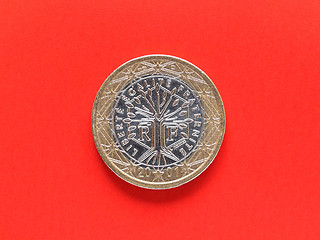 Image showing One Euro coin money