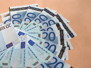 Image showing Twenty Euro notes