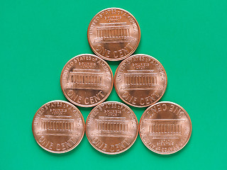 Image showing Dollar coin - 1 cent