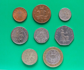 Image showing GBP Pound coins