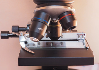 Image showing Light microscope detail