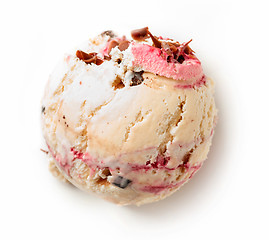 Image showing Ice cream ball