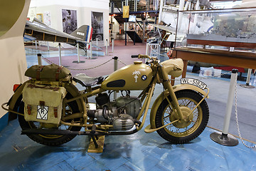 Image showing BMW Motorcycle Afrika Corps 1942