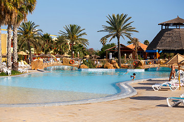 Image showing luxury hotel resort in Tunisia