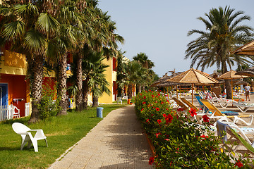 Image showing luxury hotel resort in Tunisia