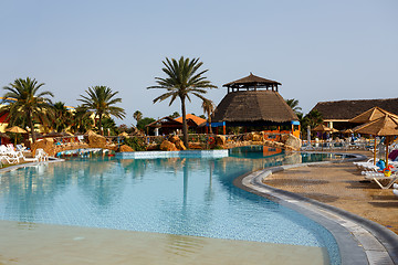 Image showing luxury hotel resort in Tunisia