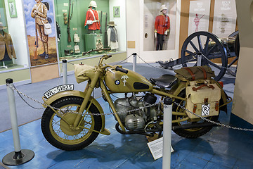 Image showing BMW Motorcycle Afrika Corps 1942