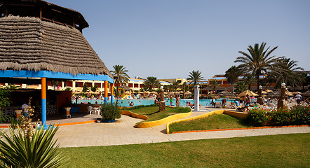 Image showing luxury hotel resort in Tunisia