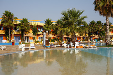 Image showing luxury hotel resort in Tunisia