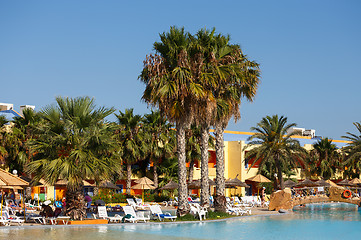 Image showing luxury hotel resort in Tunisia