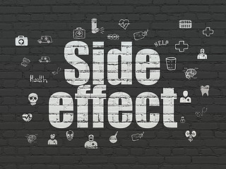 Image showing Healthcare concept: Side Effect on wall background