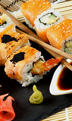 Image showing Various Maki Sushi