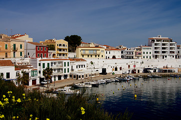 Image showing Es Castell Harbor