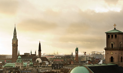 Image showing Copenhagen Roofs