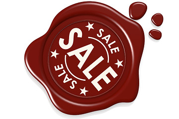 Image showing Sale label seal isolated