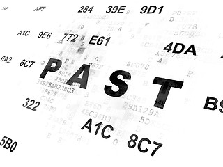 Image showing Timeline concept: Past on Digital background