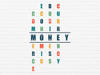Image showing Banking concept: Money in Crossword Puzzle